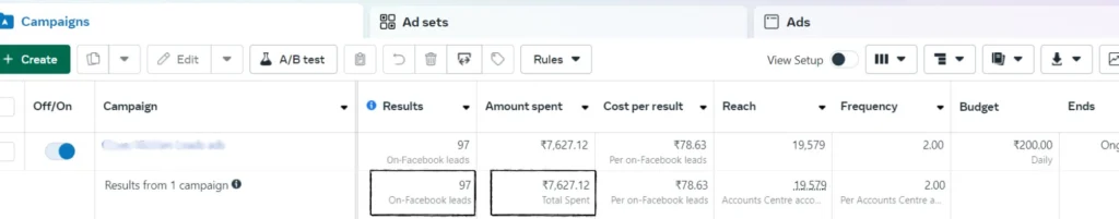 Marketing campaign analytics screenshot 3