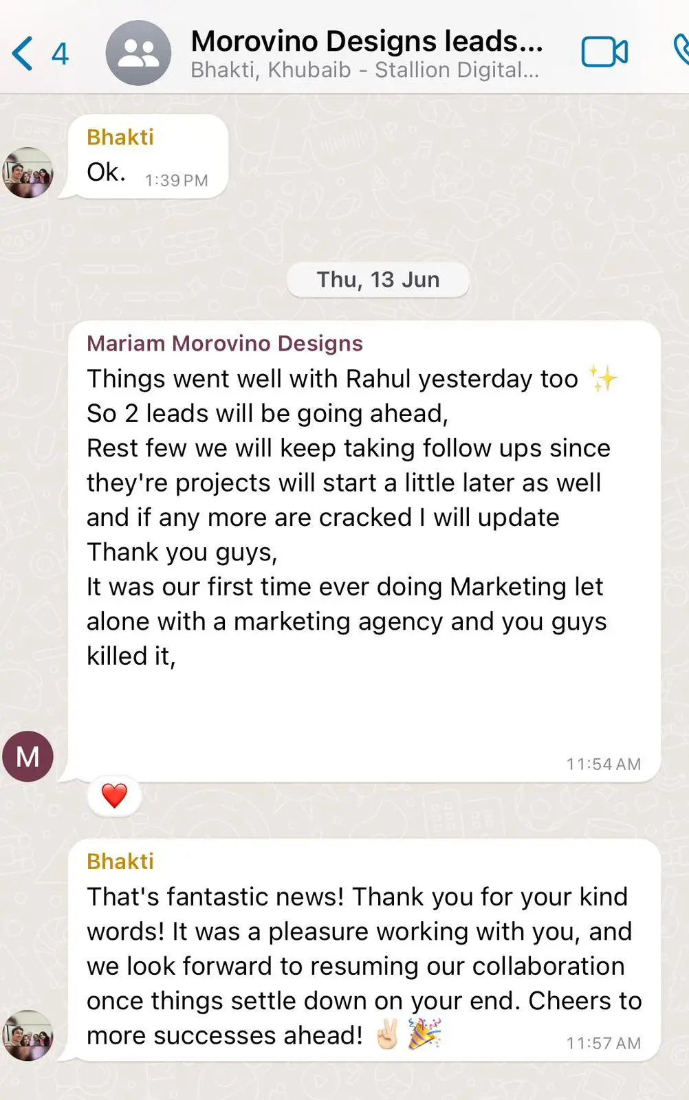 Client result screenshot 4