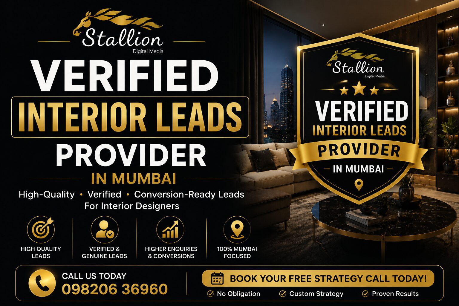 Verrified Interior Leads Provider In mumbai